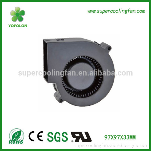 97x97x33mm 12V 24V Blower Fan 97mm dc axial blower